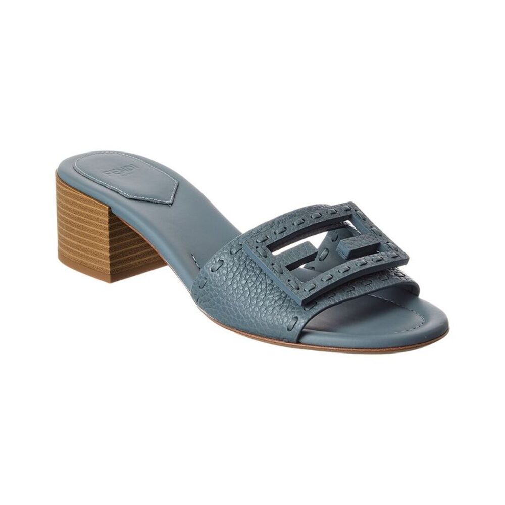 Fendi Baguette Leather Sandal
